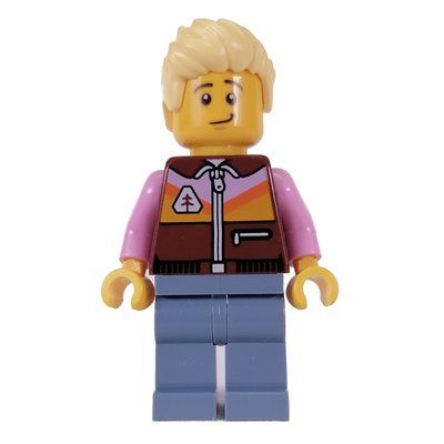 Figurine Reddish Brown Torso, Sand Blue Legs, Bright Light Yellow Hair du set 21338