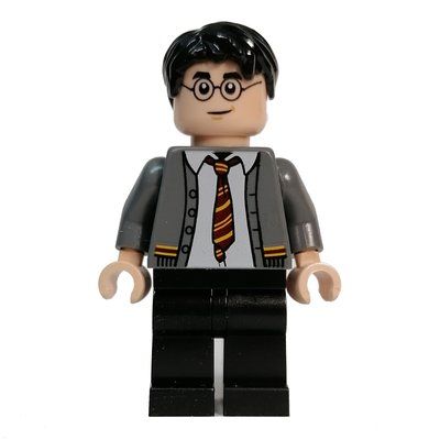 Figurine Harry Potter, Gryffindor Sweater Open, Black Legs du set 76409