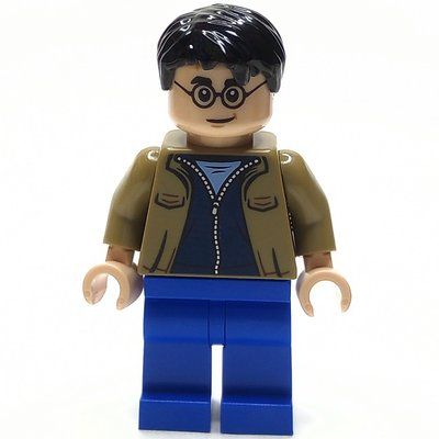 Figurine Harry Potter, Dark Tan Jacket, Blue Legs du set 76413