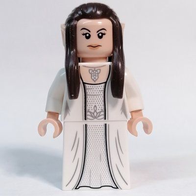 Figurine Arwen - White Torso, Dress, Dark Brown Hair du set 10316