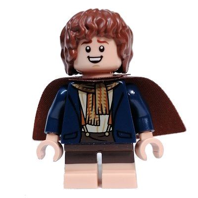 Figurine Peregrin Took (Pippin) - Reddish Brown Cape du set 10316
