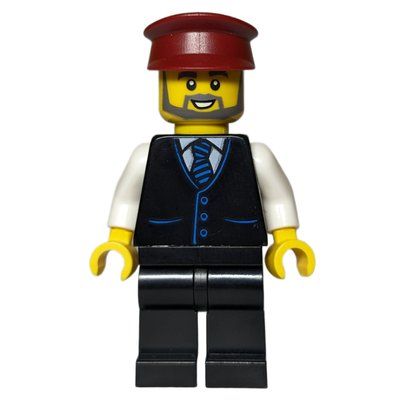 Minifigure Black Torso, Black Legs del set 910002