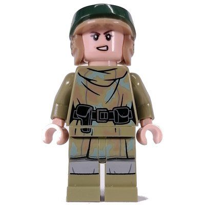 Figurine Princess Leia, Endor Outfit, Helmet du set 75353