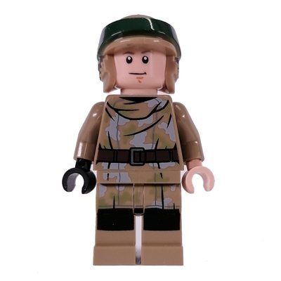 Figurine Luke Skywalker, Dark Tan Endor Outfit, Helmet du set 75353
