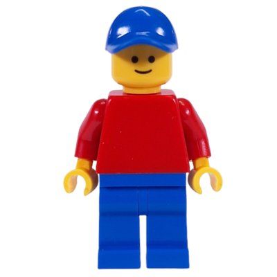 Figurine Red Torso, Blue Legs, Blue Cap du set 40649