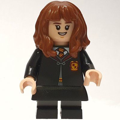 Minifigur Hermione Granger, Gryffindor Robe Closed, Short Legs, Skirt aus Set 76423