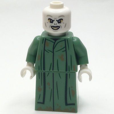 Figurine Voldemort, Dirty Sand Green Robe, Printed Skirt du set 76415
