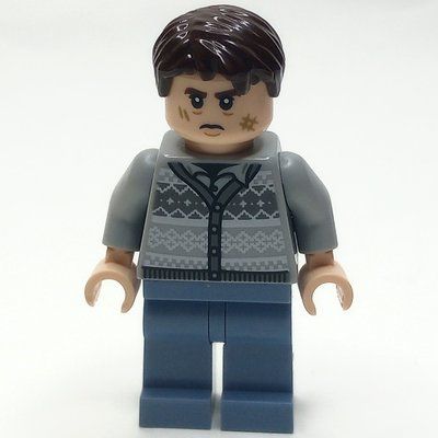 Figurine Neville Longbottom, Light Bluish Gray Sweater, Sand Blue Legs du set 76415