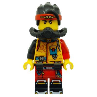 Minifigurka Monkie Kid, Diving Suit z zestawu 80049