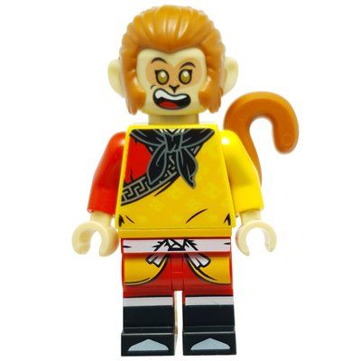 Minifigurka Monkey King, Yellow Robe z zestawu 80049