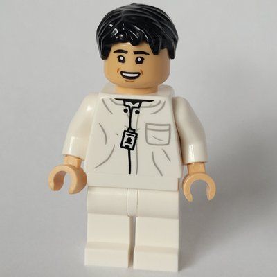 Figurine Dr. Henry Wu, White Scrubs du set 76961