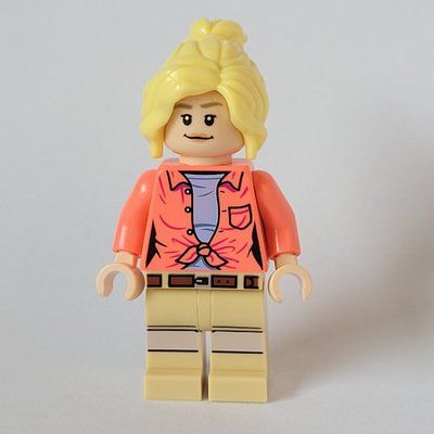 Figurine Ellie Sattler, Coral Shirt, Ponytail, Closed Mouth du set 76960