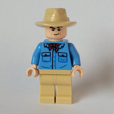 Figurine Alan Grant, Hat (28621 Head) du set 76960