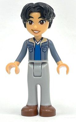 Figurine Niko - Sand Blue Jacket, Light Bluish Grey Legs du set 41757