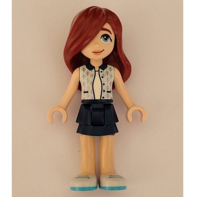 Minifigura Paisley - White Top, Dark Blue Skirt del set 41753