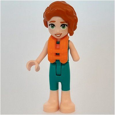 Minifigure Autumn - Safety Jacket from set 41736
