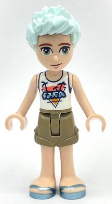 Figurine Charli - White Shirt, Dark Tan Pants du set 41737