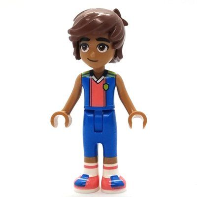 Minifigure Leo - Sport Outfit del set 41744