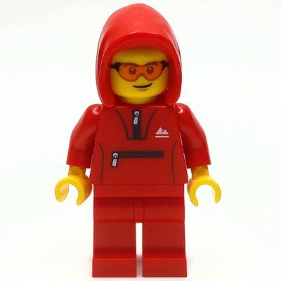 Figurine Man, Red Tracksuit with Hood du set 60364