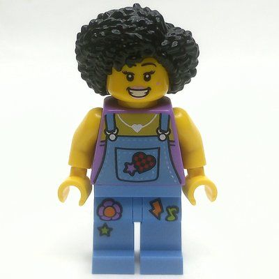 Figurine Street Musician, Medium Blue Overalls du set 60380