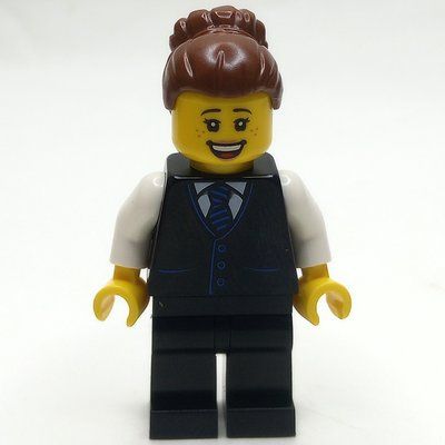 Figurine Hotel Clerk, Black Suit du set 60380