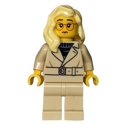 Figurine Woman, Tan Trenchcoat du set 60380