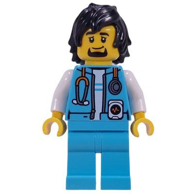 Figurine Ocean / Arctic Explorer, Medium Azure Suit du set 60470