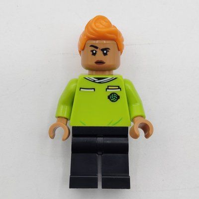 Minifigur Soccer Referee, Lime Jersey aus Set 40634
