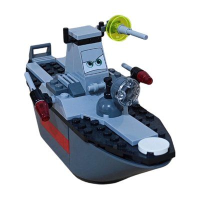 Minifigura Combat Ship (Cars) del set 8426