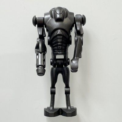 Minifigur Super Battle Droid, Pearl Titanium, Blaster Arm aus Set 7869