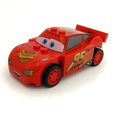 Minifigura Lightning McQueen del set 8486