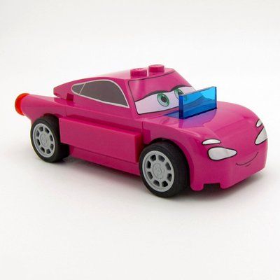 Minifigure Holley Shiftwell, Trans-Dark Blue Windscreen from set 8424