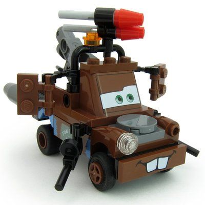 Minifigure Tow Mater, Spy (60897 Clips) from set 8424