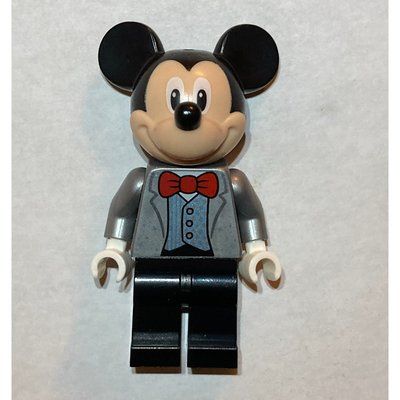 Minifigure Mickey Mouse - Flat Silver Tuxedo del set 40600