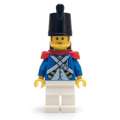 Figurine Soldier (Bluecoat) - Backpack, Red Epaulette, Reddish Brown Sideburns du set 10320