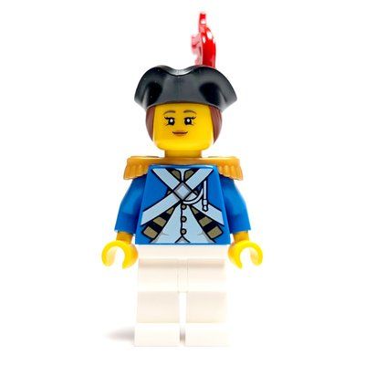 Figurine Soldier (Bluecoat) - Captain, Female, Reddish Brow Hair du set 10320