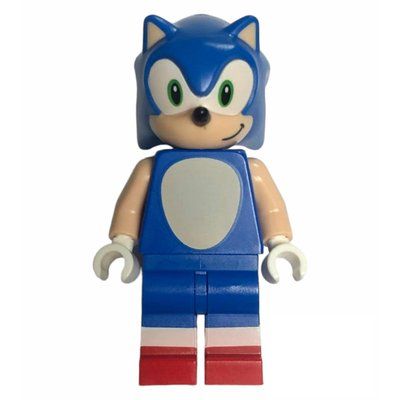 Figurine Sonic the Hedgehog, Light Nougat Face, Green Eyes du set 76993
