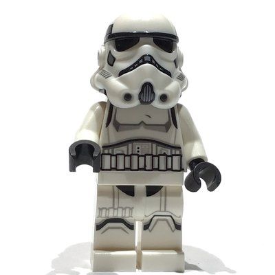 Figurine Stormtrooper, Black Squares on Back of Helmet, Female, Nougat Head du set 75370
