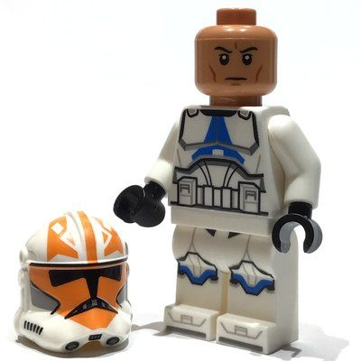 Figurine Clone Trooper, 332nd Company, Orange Markings, Visor Holes du set 75359