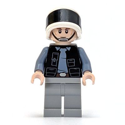 Figurine Rebel Trooper / Rebel Fleet Trooper, Light Nougat Head (Angry / Neutral) du set 75387