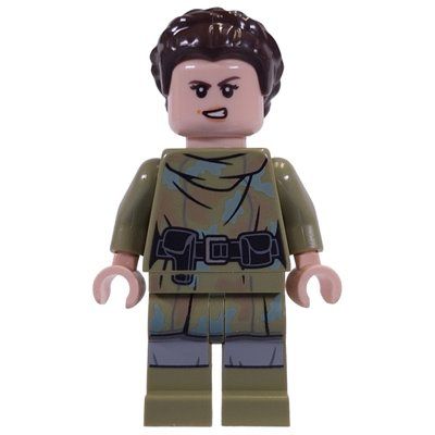 Minifigure Princess Leia, Endor Outfit, Hair from set 75366