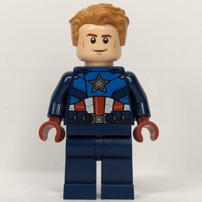 Figurine Captain America with Dark Blue Suit, Hair du set 76269