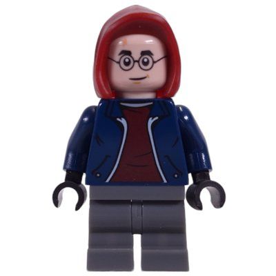 Figurine Harry Potter, Dark Blue Jacket, Dark Red Hoodie du set 76418