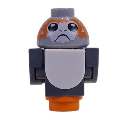 Figurine Porg - Dark Bluish Grey Center du set 40658