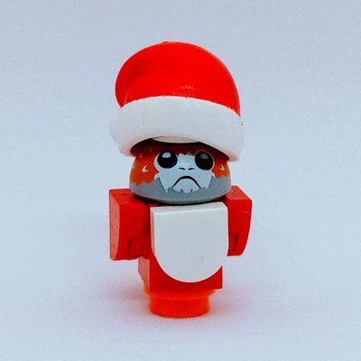 Figurine Santa Porg du set 75245