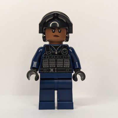 Figurine SHIELD Agent, Medium Brown Head du set 76269
