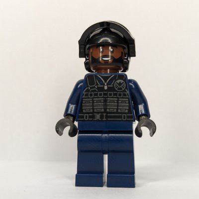 Figurine SHIELD Agent, Reddish Brown Head du set 76269