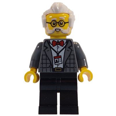 Minifigur Curator / Dr. Kilroy aus Set 10326