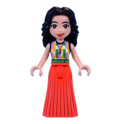 Figurine Emma - Adult, White Top, Coral Dress du set 42639