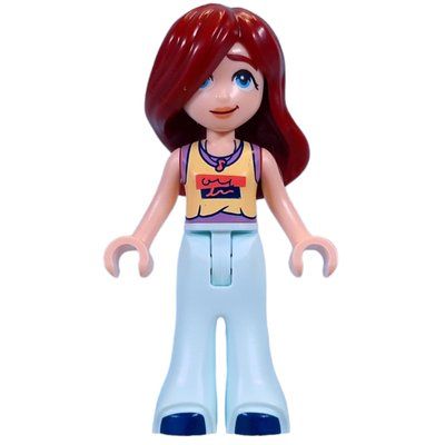 Figurine Paisley - Bright Light Yellow Top, Light Aqua Pants du set 42639